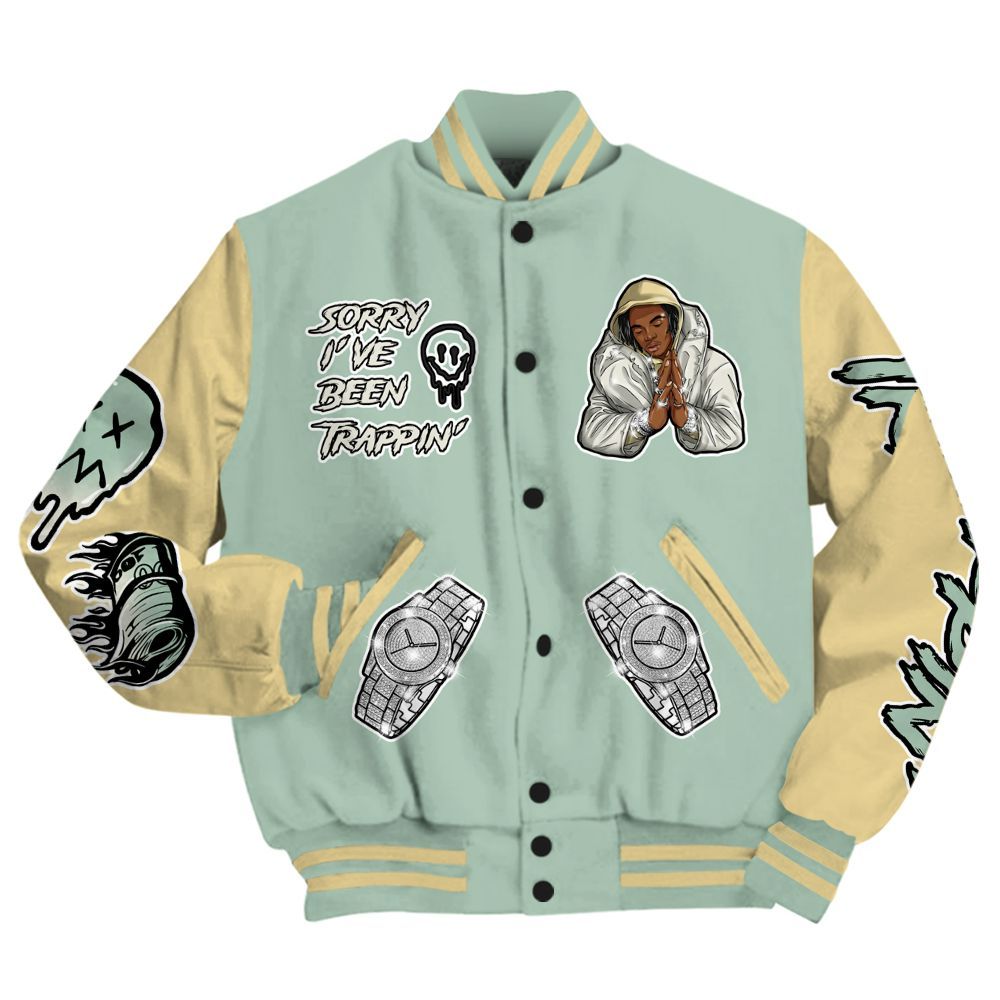 Varsity Jacket To Match Joins Year Of The Snake 5s - Trappin' Unique All Over Print