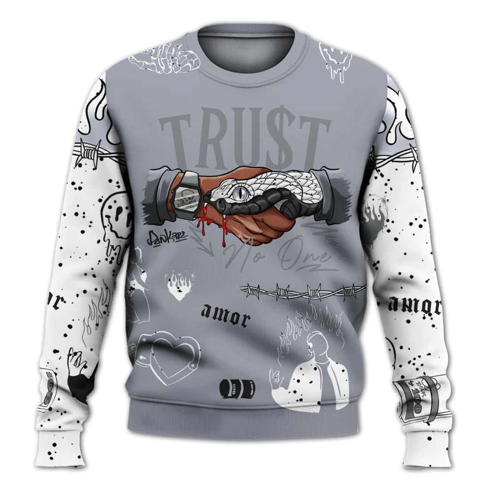 Sweatshirt To Match Kobe 9 Elite Low Beethoven, Snake Trust No One All Over Print