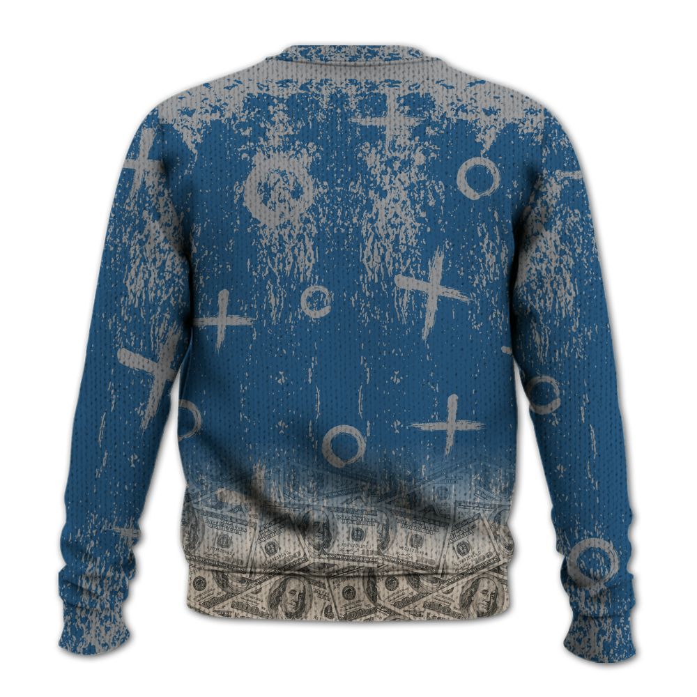 Knitted Sweater To Match Rare Air 3s - Selfmade Unique Grunge