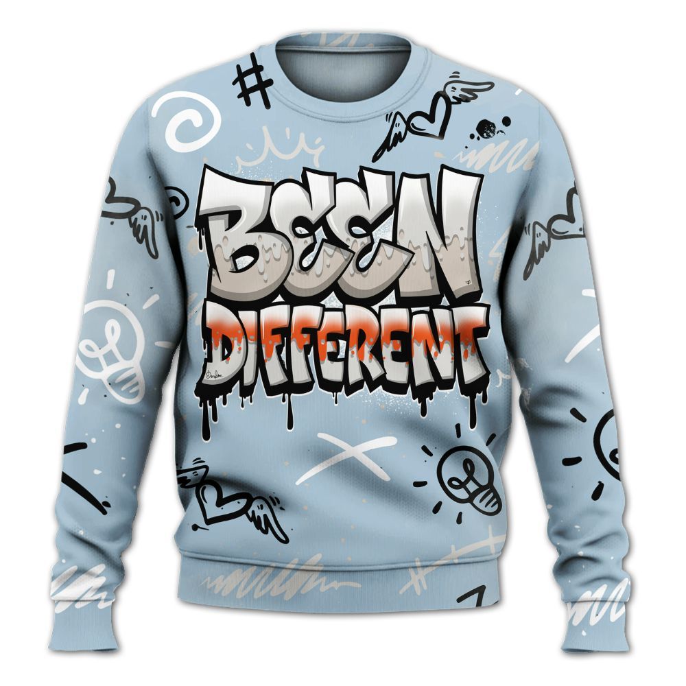 Sweatshirt To Match High OG Alaska 1s - Drip Been Di2ferent All Over Print