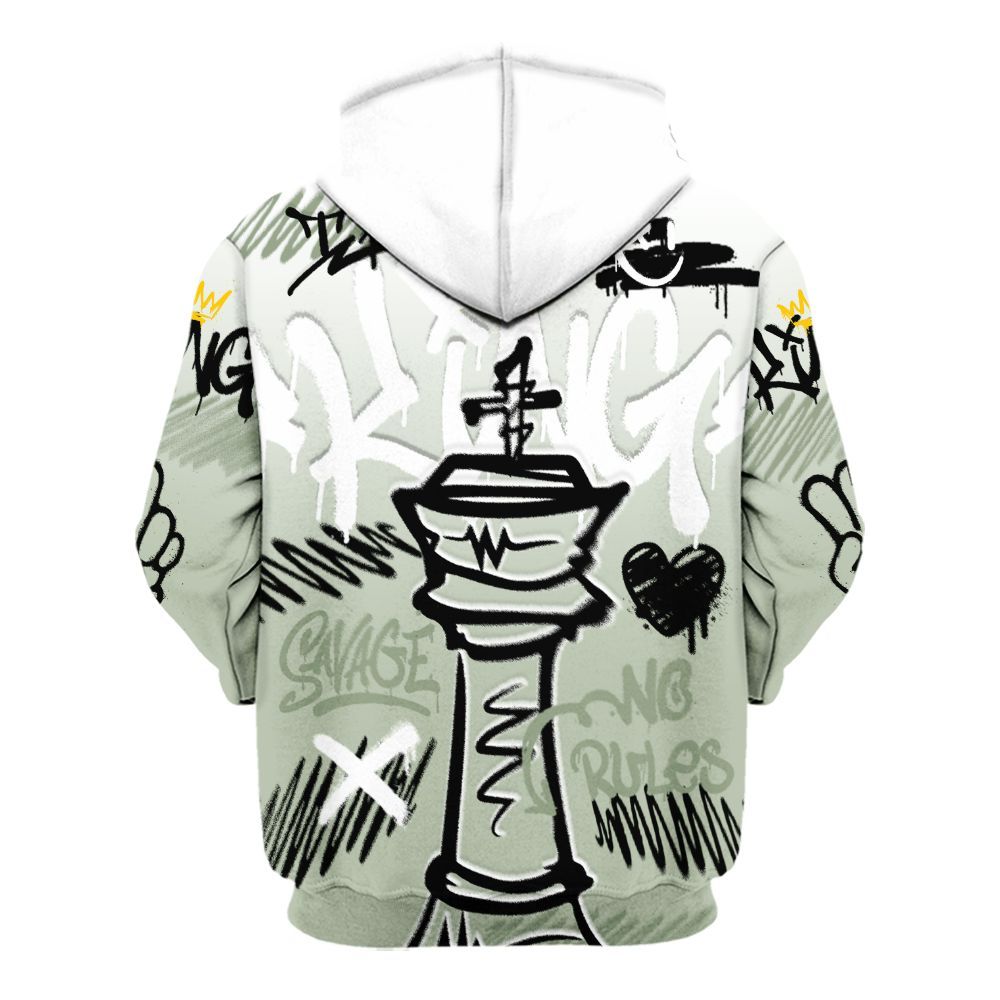 Hoodie To Match Seafoam Sail 4s - Street King Chess Streetwear All Over Print
