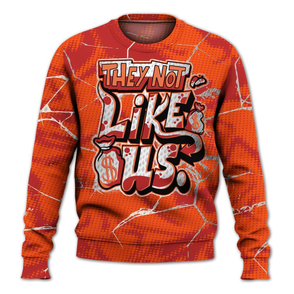 Sweatshirt To Match Kobe 6 Protro Total Orange - Dislike Us Crack All Over Print