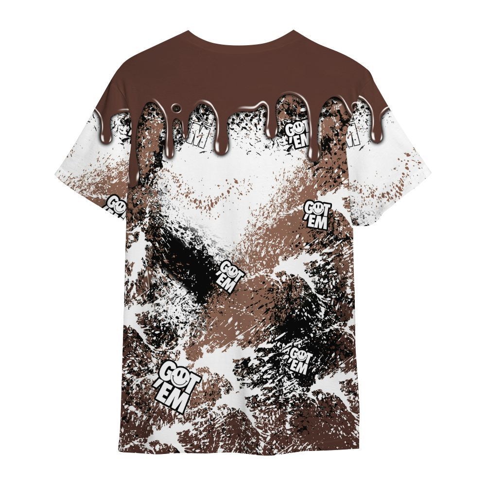 Shirt To Match KD 4 Christmas - Dripping 23 Drip All Over Print