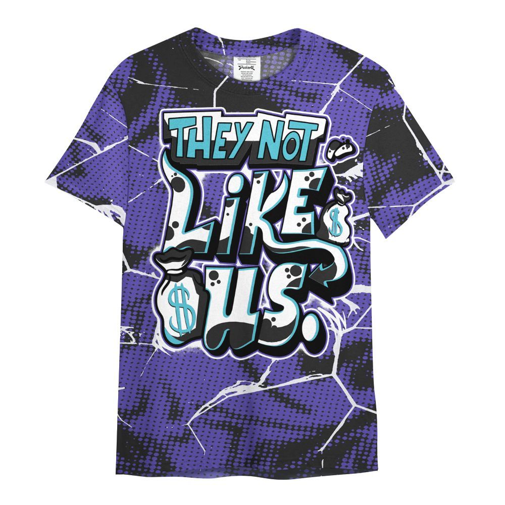 Shirt To Match SB Dunk Low Purple Lagoon - Dislike Us Crack All Over Print