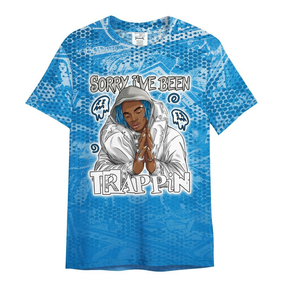 Shirt To Match Industrial Blue 4s - Trappin' Banknote All Over Print