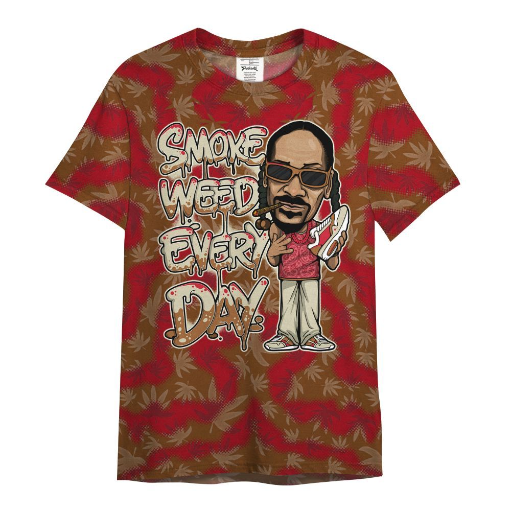 Shirt To Match Archaeo Brown 5s - Smoking Every Day Graphic Weeding Art All Over Print