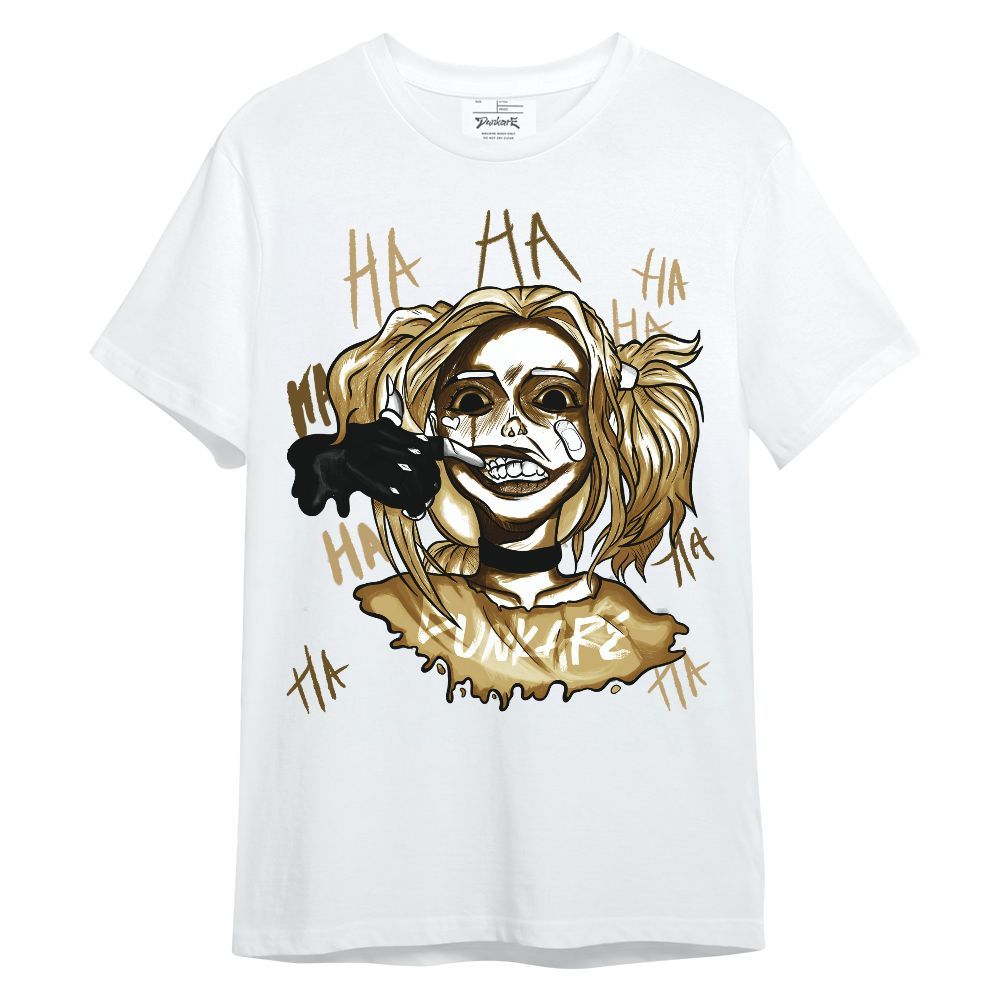 Shirt To Match High OG Black Metallic Gold 1s - Bad Girl HAHA Unisex Shirt