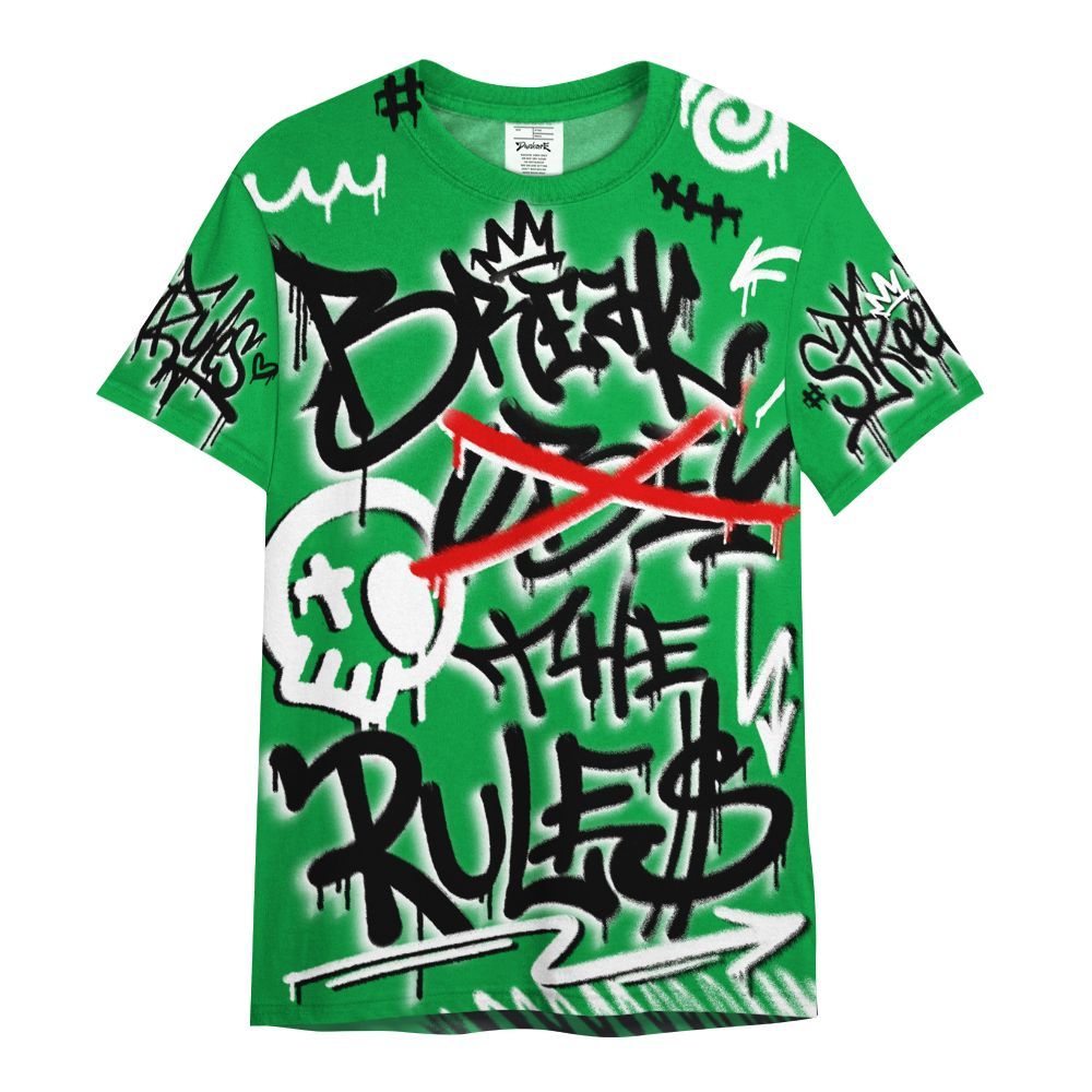 Shirt To Match Low Lucky Green 1s - Break Rules Streetwear All Over Print