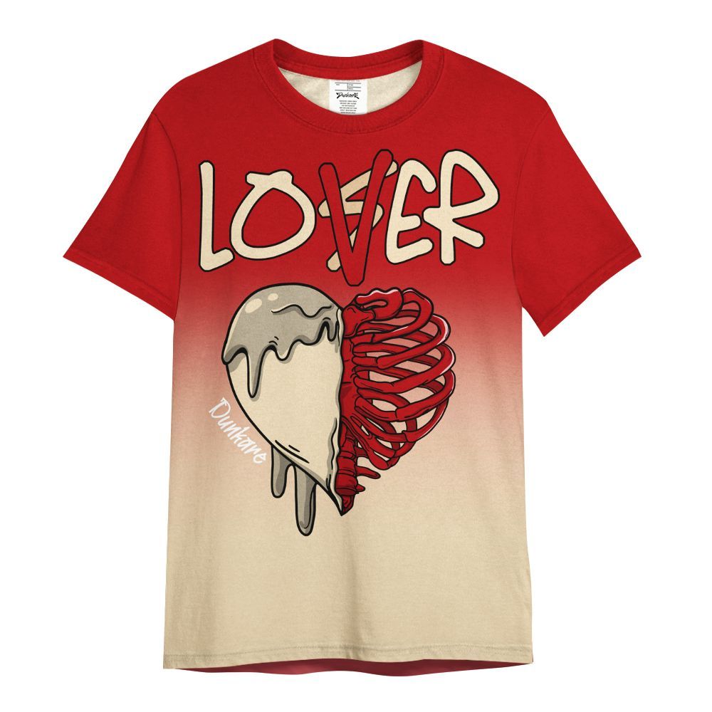 Shirt To Match Dunk Low Strawberry Waffle - Loser Lover Dripping All Over Print