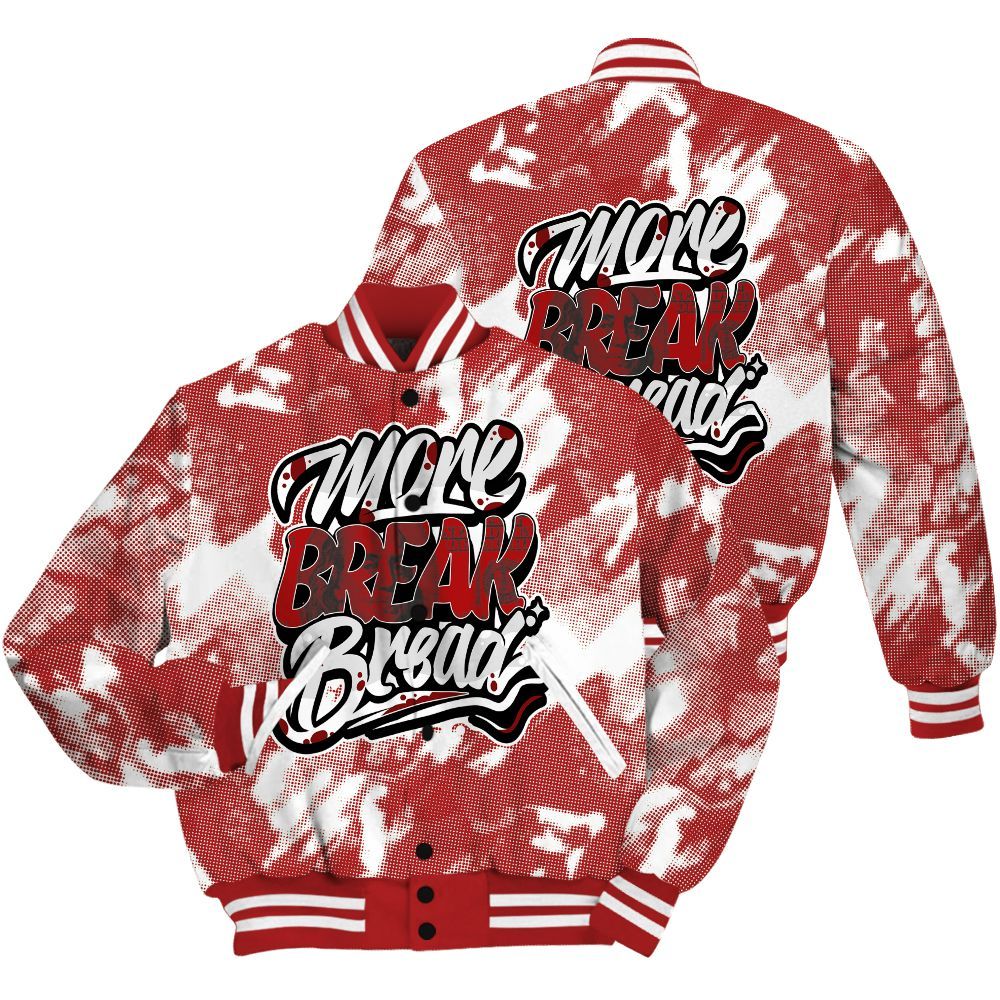 Varsity Jacket To Match Red Taxi 12s Shirt - More Break Shirt Unisex Oufit All Over Print