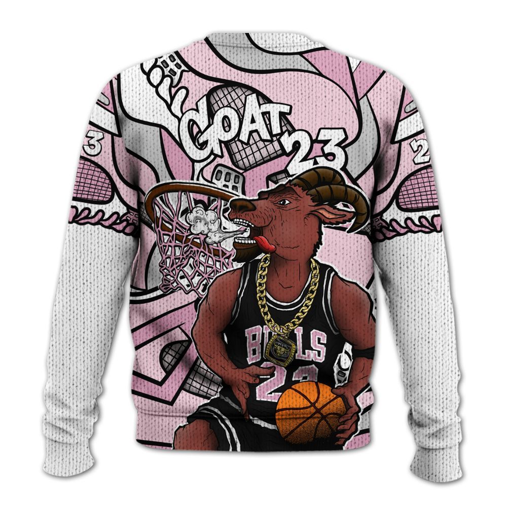 Sweater To Match Orchid 4s - Number 23 Style 4s Graphic