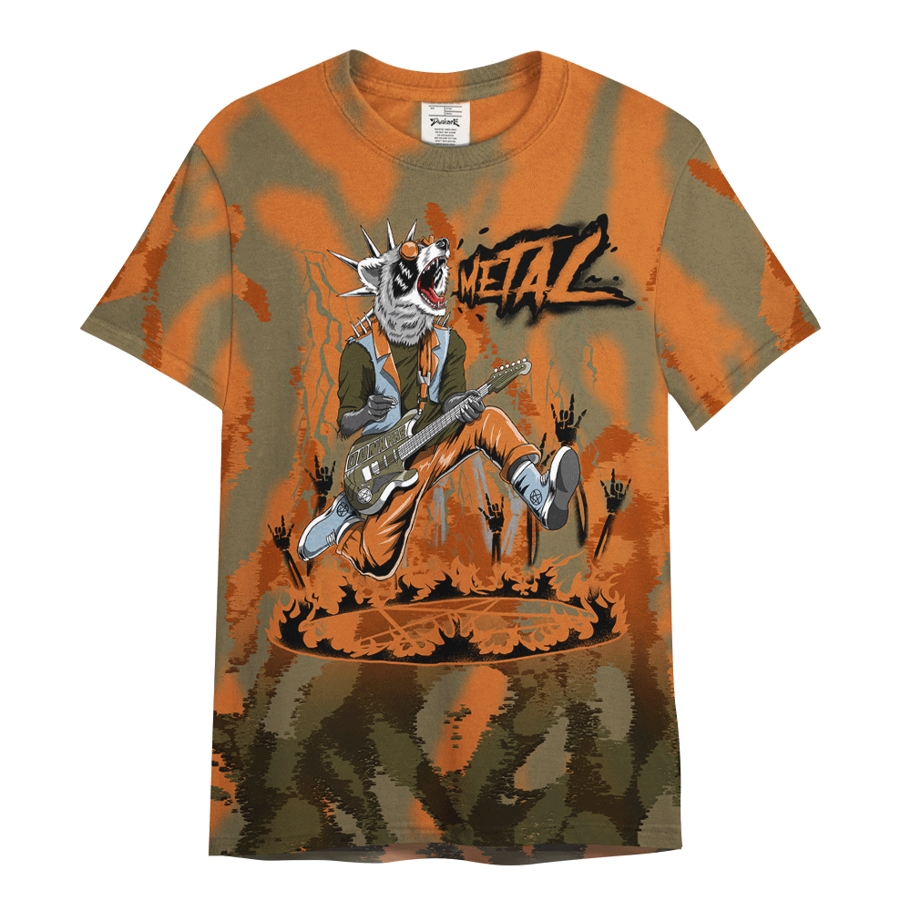 Shirt To Match Olive 5s - Punk Rock Raccoon Burn Graphics Shirt Unisex