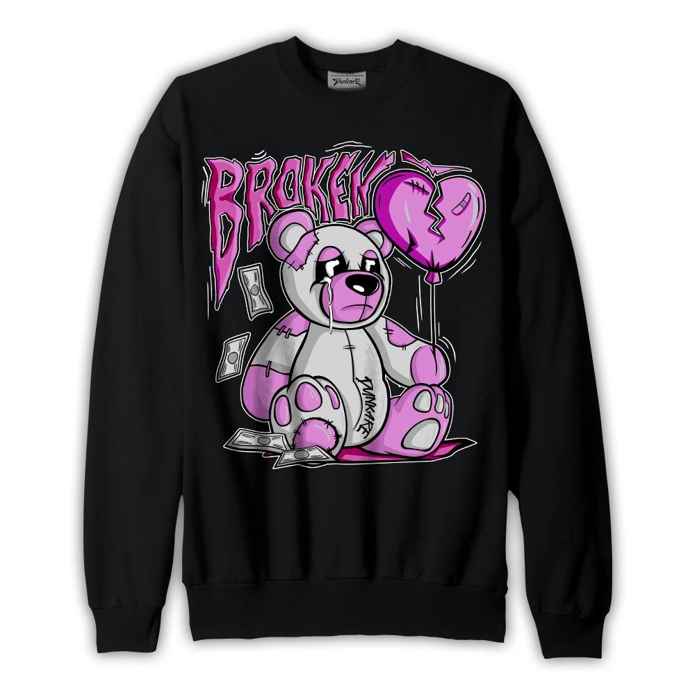 Sweatshirt To match Sweatshirt Broken Bear, Hyper Violet 4s Sweatshirt To Match Sneaker 2304 NCMD