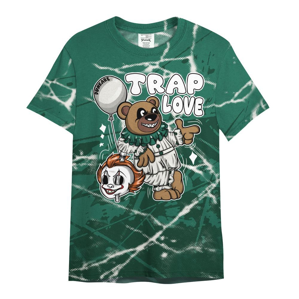 Shirt To Match Oxidized Green 4s - Trap Loves Bear Profound All Over Print