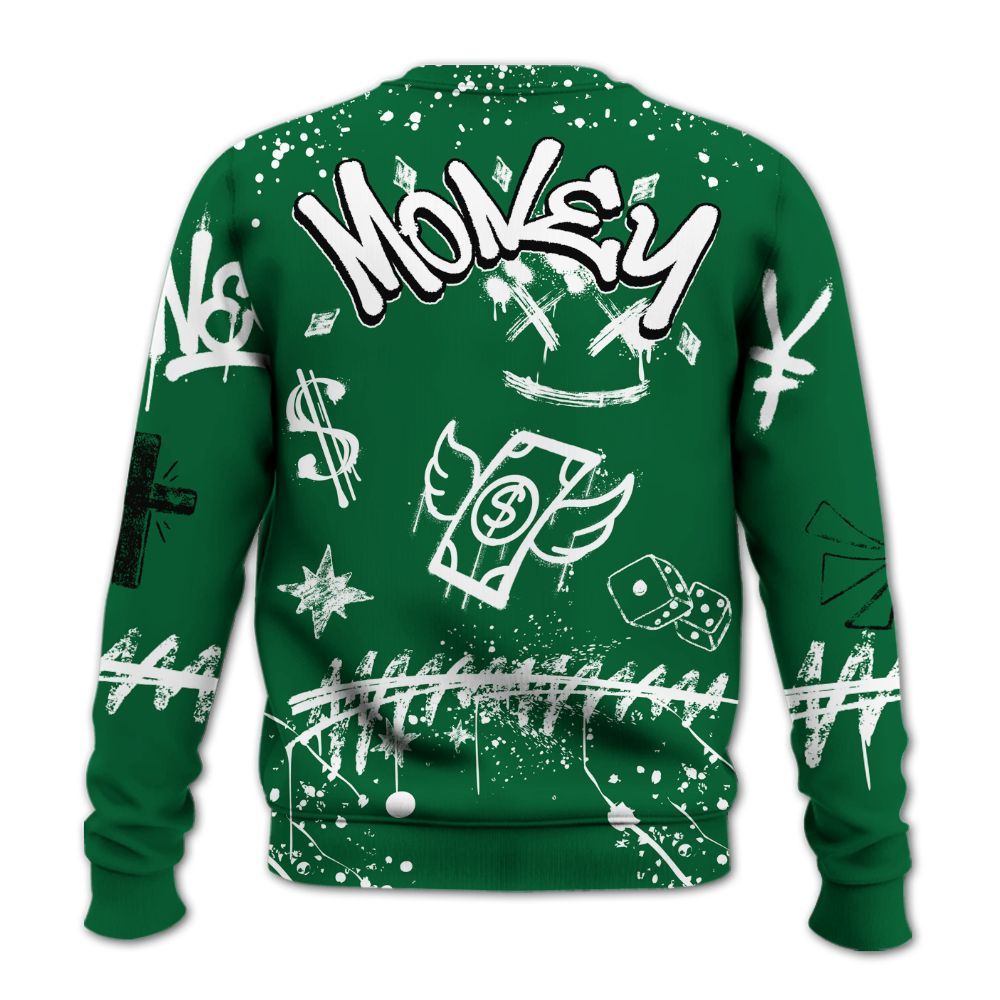 Sweatshirt To Match Bucks 12s - Everybody Paid In Full Crayon All Over Print