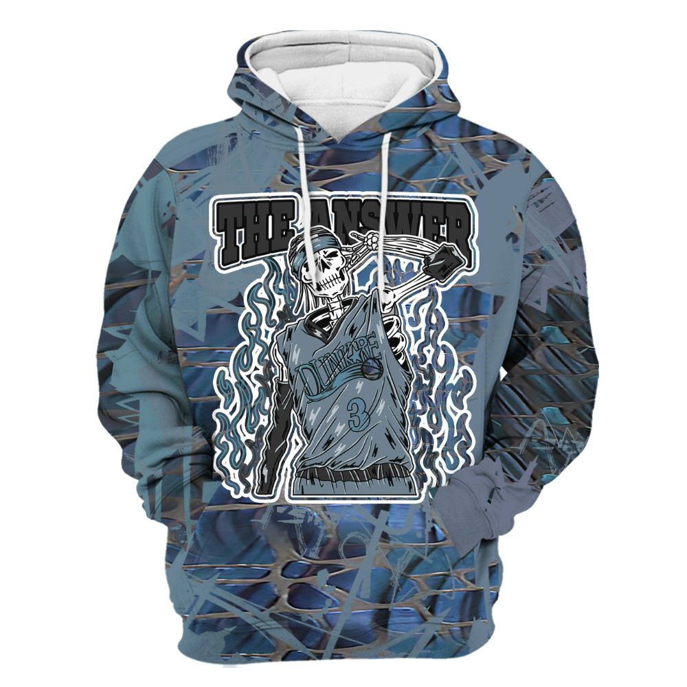 Hoodie To Match Air Foamposite Kazuya Mishima - Allen Answer Skeleton Messyz All Over Print