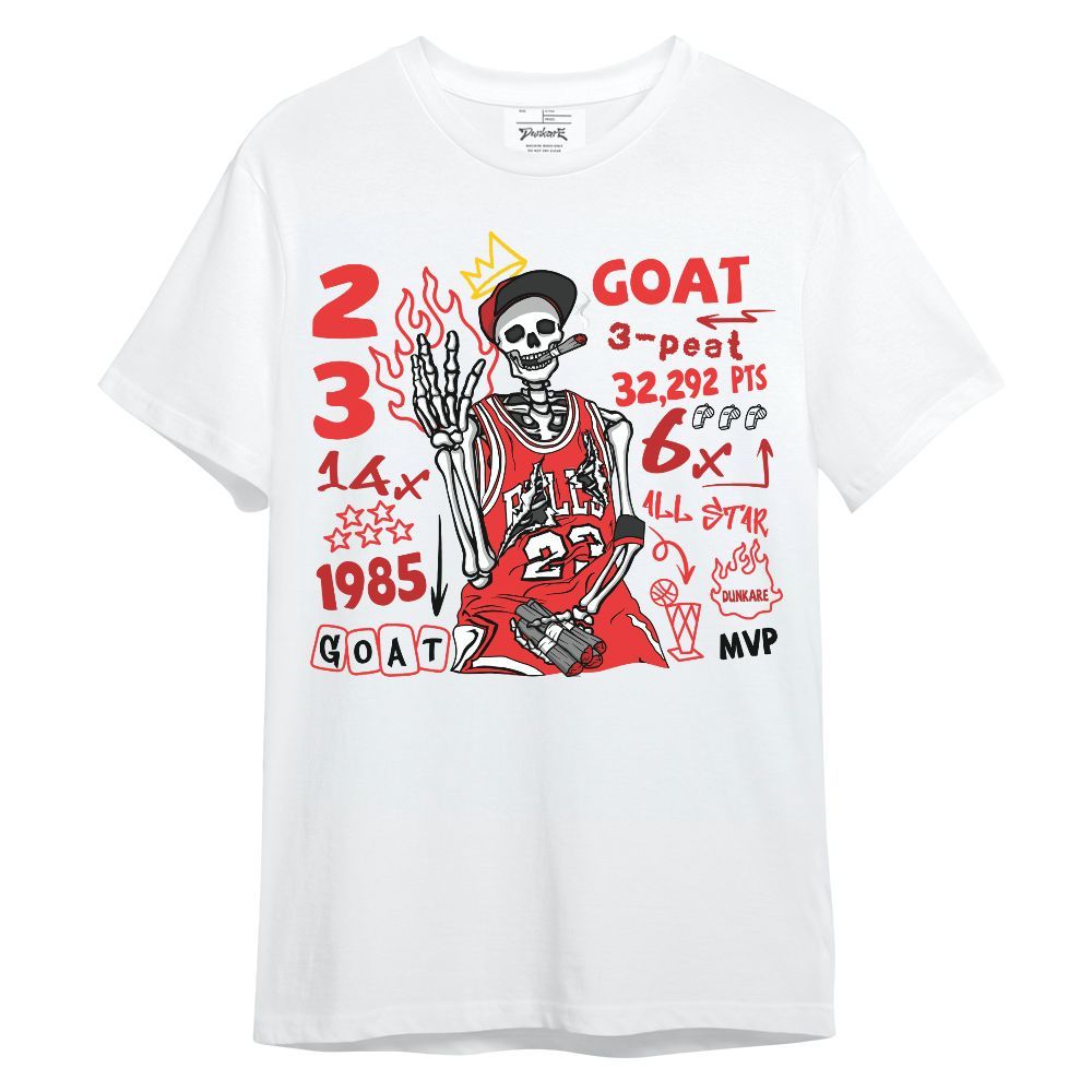 Shirt To Match Red Thunder 4s - Number 23 G.0.A.T Streetwear Unisex Shirt