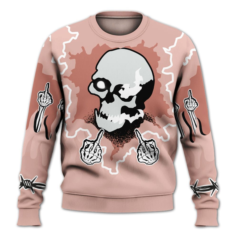 Sweatshirt To Match Dunk Low Pink Velvet - F Around Find Out Graphic Trapped All Over Print