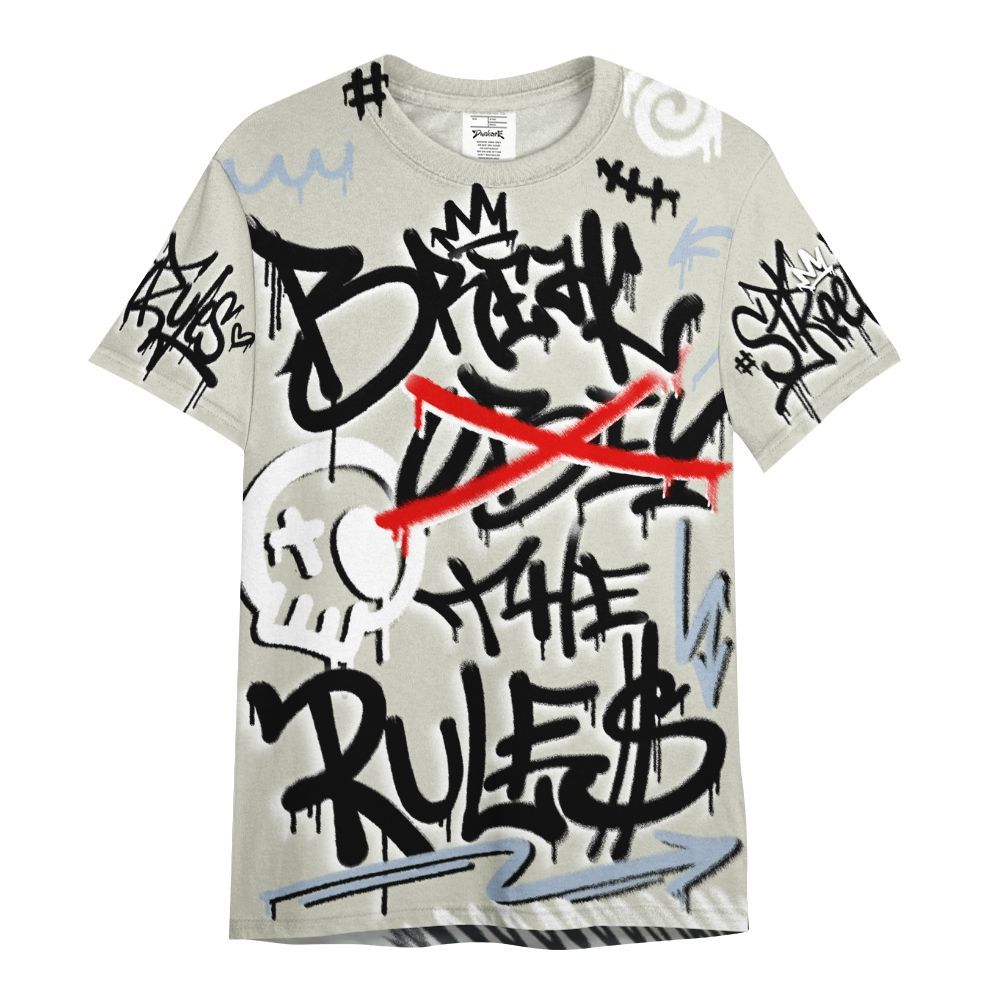 Shirt To Match Low OG Wolf Grey 1s - Break Rules Streetwear All Over Print