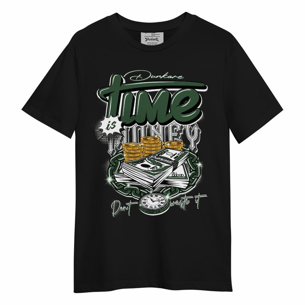 Shirt To Match Dunk Low Skateboards Black Time Is Money Unisex Shirt