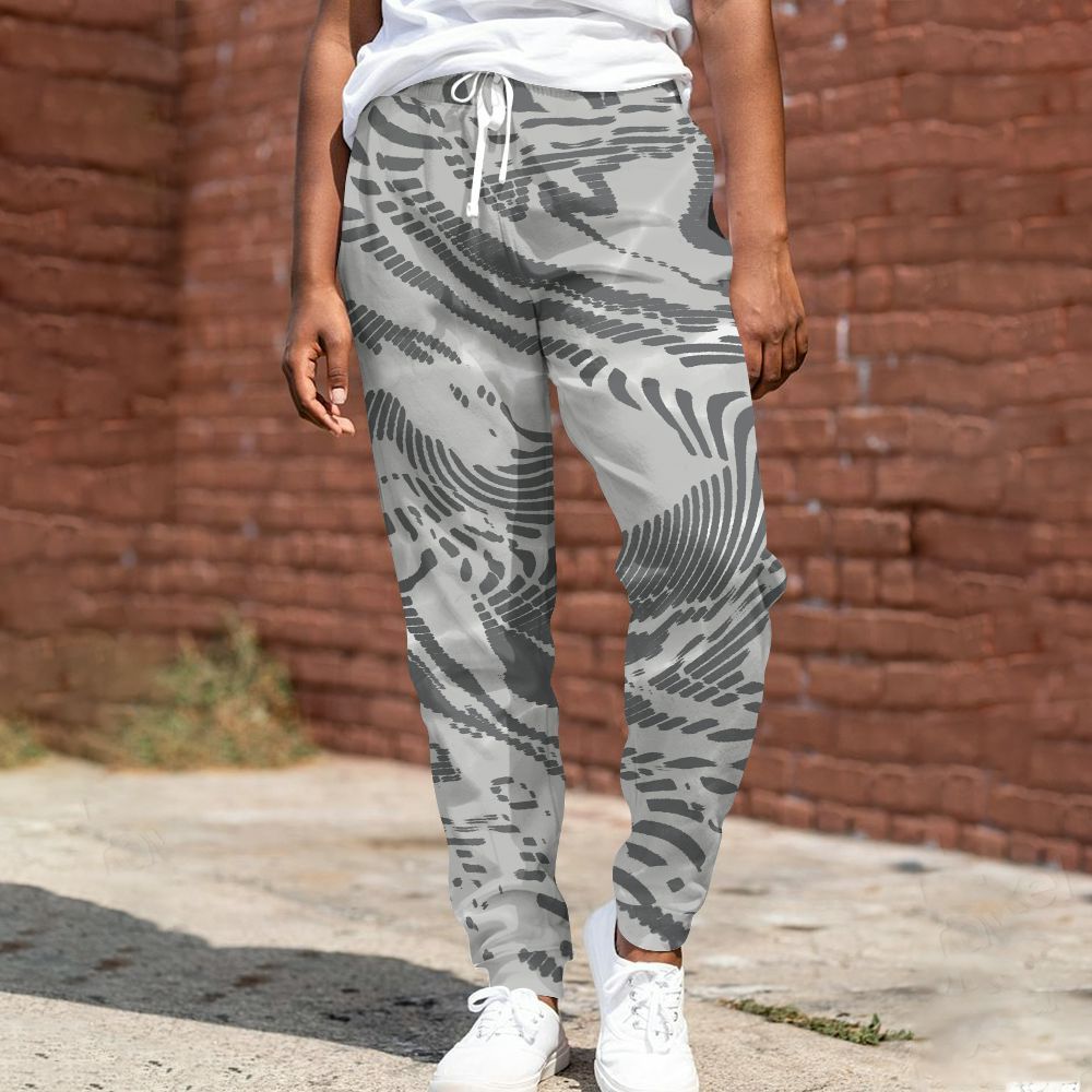 Sweatpant To Match Retro Wet Cement 4s - Fume All Over Print