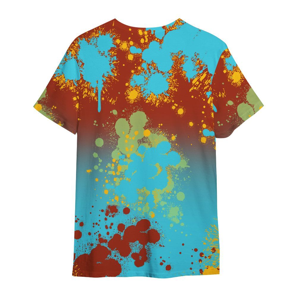 Shirt To Match SB Dunk Di'Orr Greenwood - God Blessed Ink Drip All Over Print