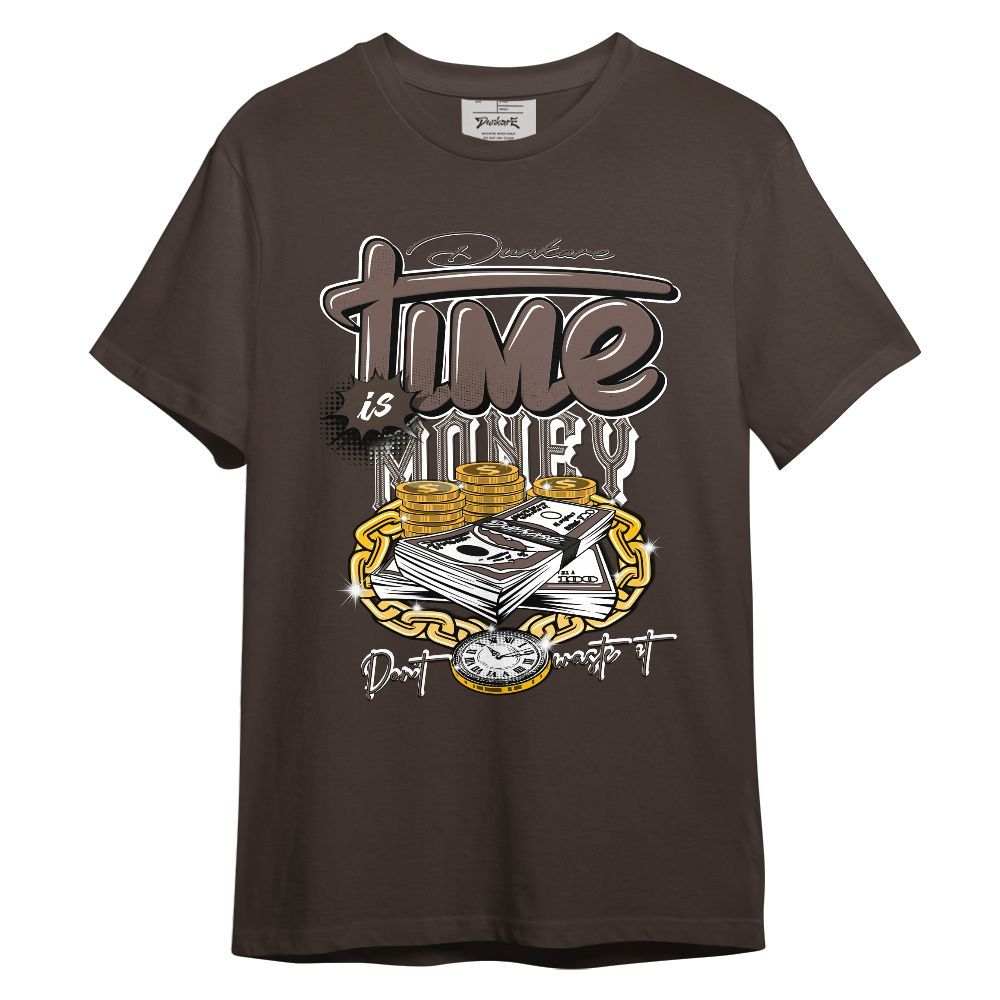 Shirt To Match AMM Dark Mocha 4s - Time Is Money Graphic