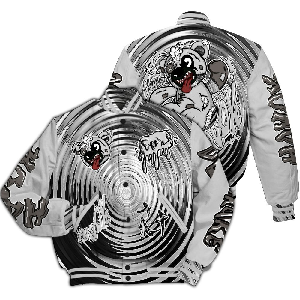 Varsity Jacket To Match Air Foamposite Cat Eye - Havok Bear All Over Print