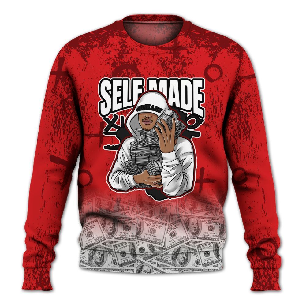 Sweatshirt To Match Low Bred 11s - Selfmade Unique Grunge All Over Print