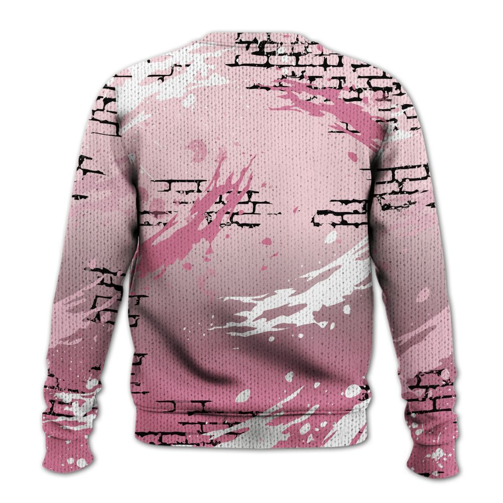 Sweater To Match GS Pearl Pink 12s Shirt, Values Of Loyalty Drip Graphic