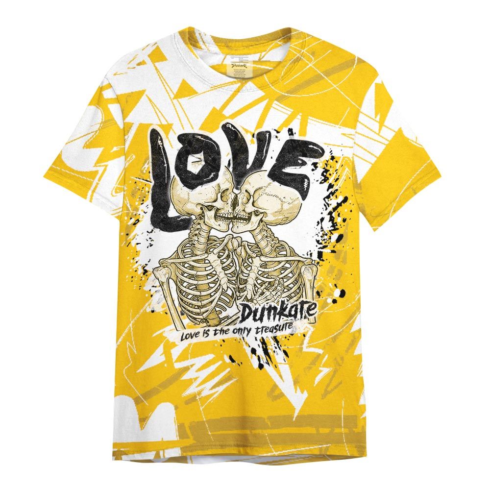 Shirt To Match Vivid Sulfur 4s - Skull Love Bear Nonobjective Shirt Unisex