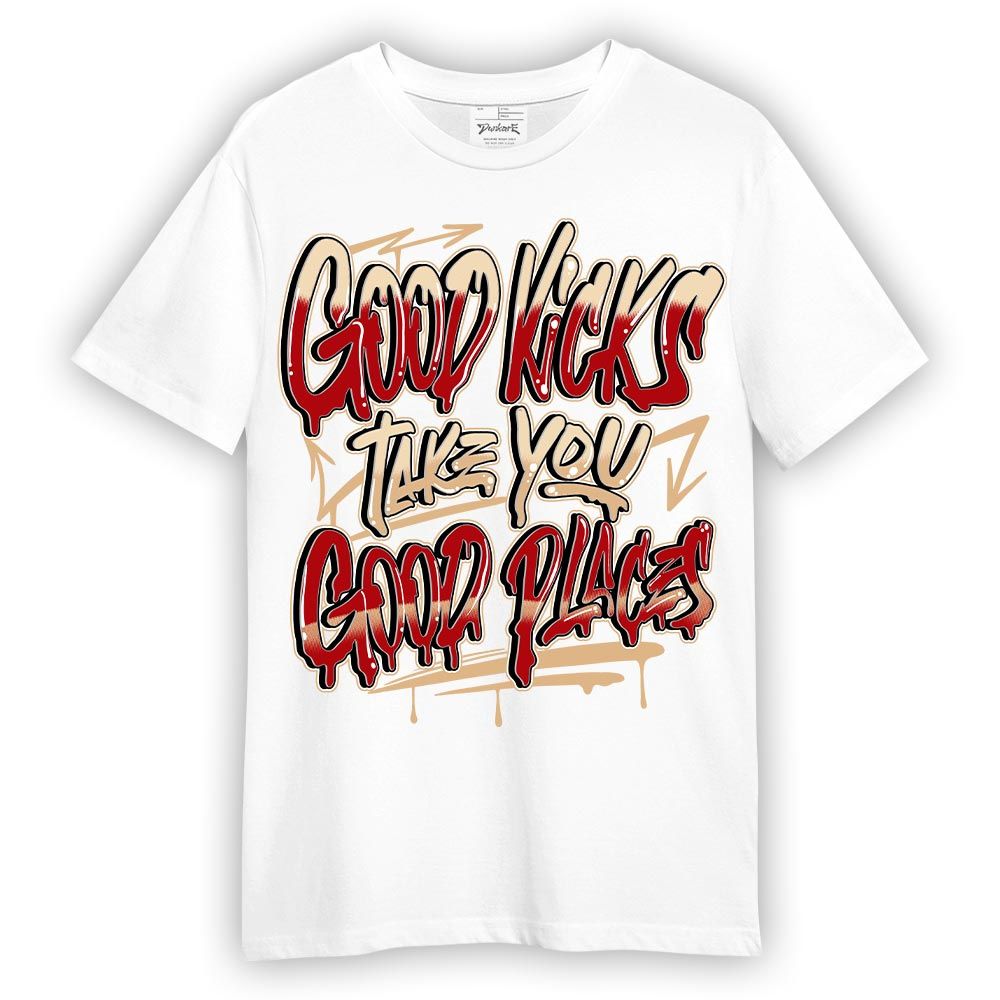 Shirt To Match Dunk Low Strawberry Waffle - Good Kick Good Places Graphic Shirt Unisex