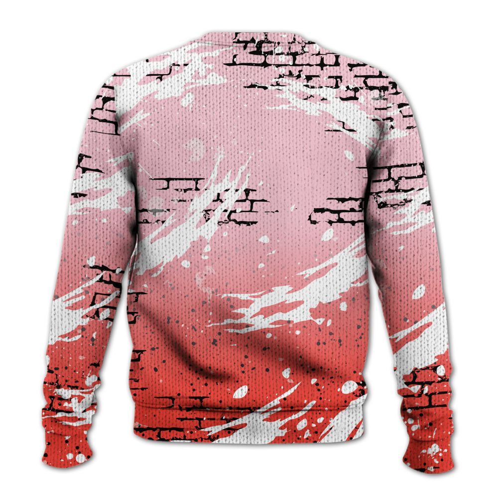 Sweater To Match Retro Awake Arctic Pink - Values Of Loyalty Drip Graphic