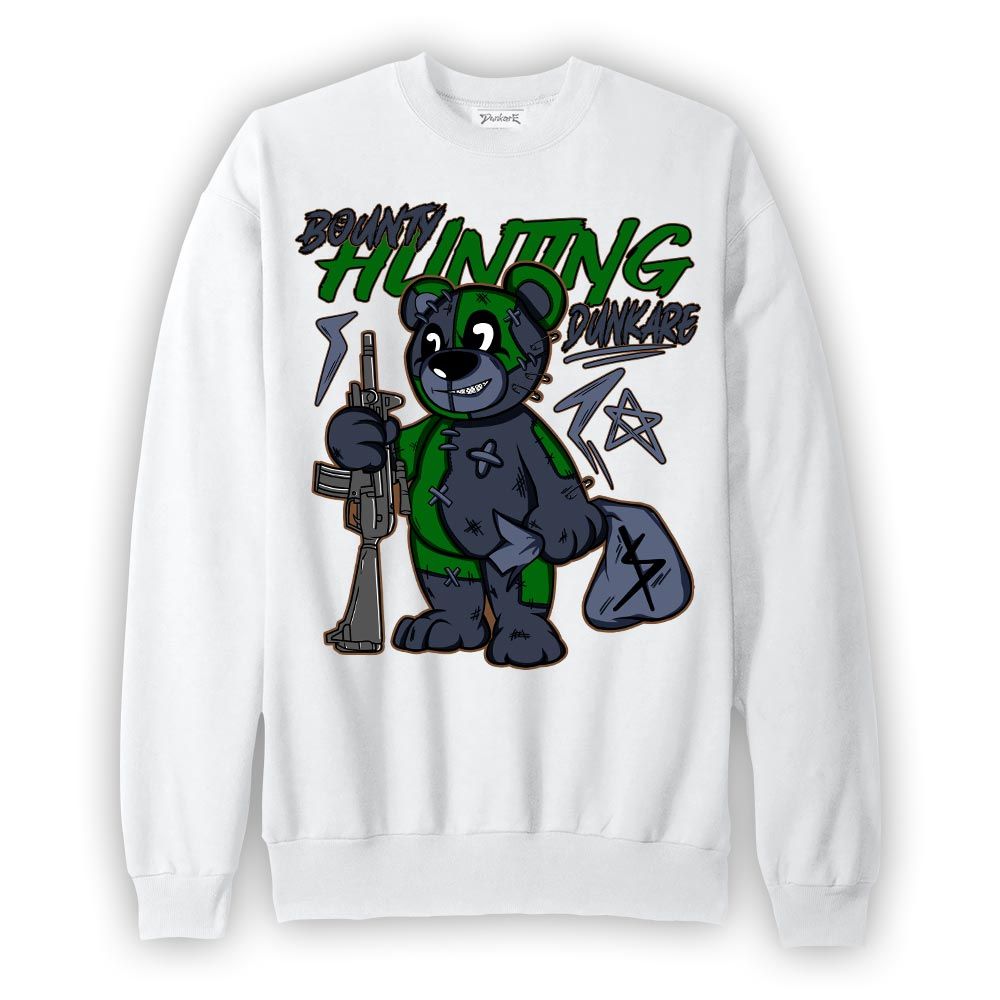 Sweatshirt To match Midnight Navy 13s Sweatshirt - Bounty Hunting Bear Graphic 1605 NCMD