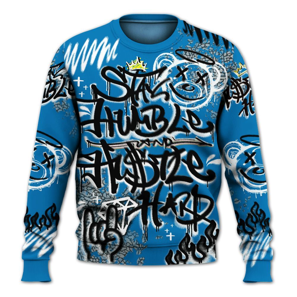 Sweatshirt To Match Wizards 3s - Humble Drip Streetwear Graffity All Over Print