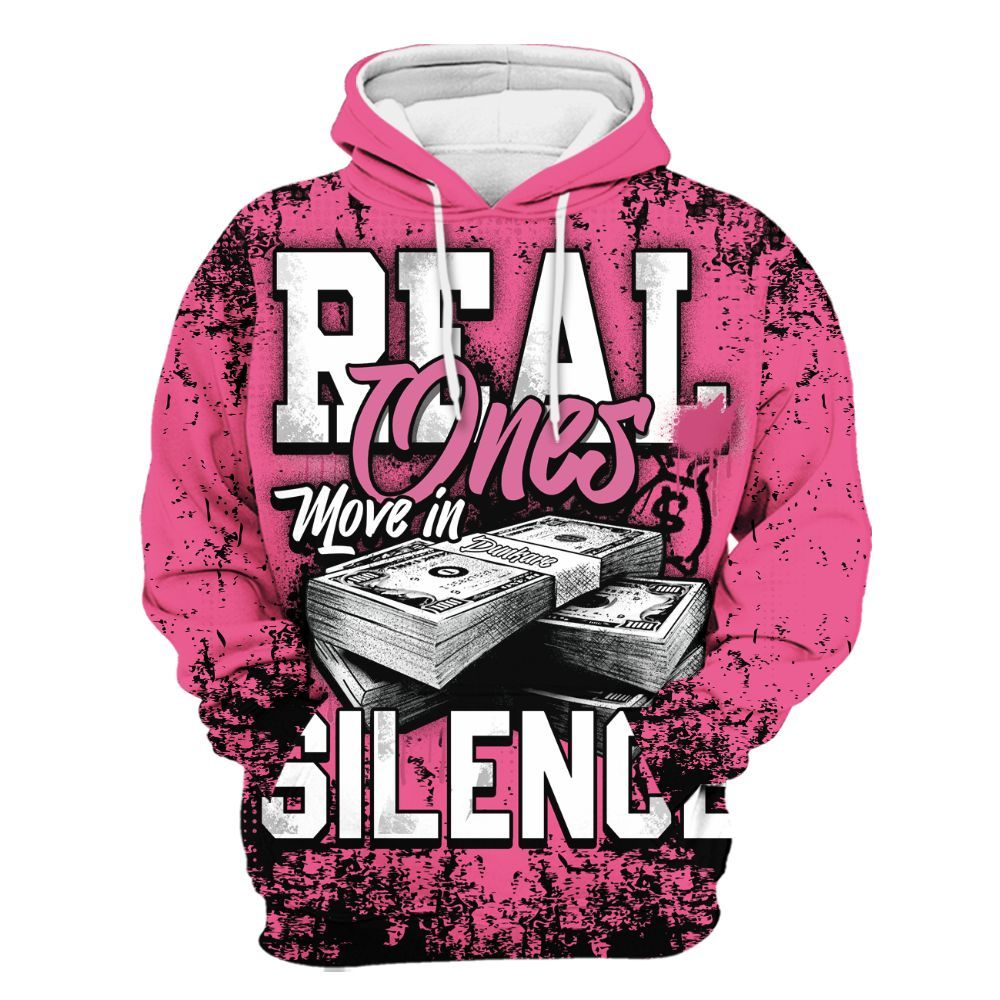 Hoodie To Match Air Max SNDR Hyper Pink - Move In Silence Money Street Retro All Over Print