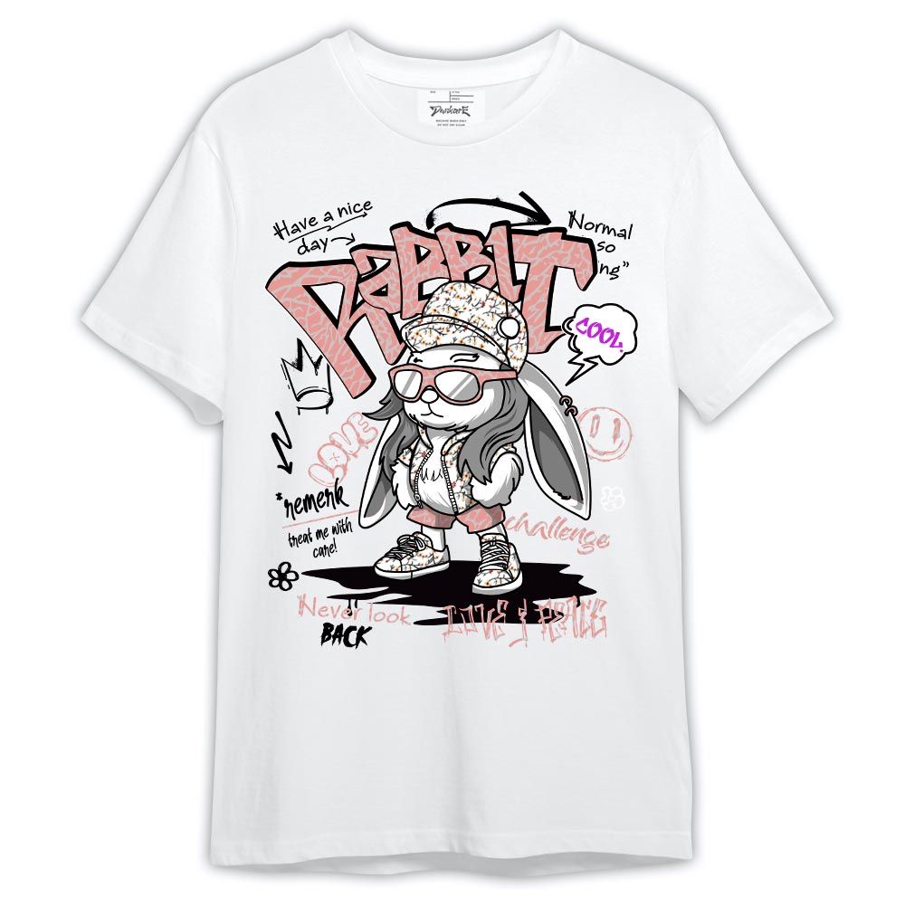 Shirt To Match Shirt Rabbit Cool Graffiti, Red Stardust 3s T-- To Match Sneaker Red Stardust 3s Graphic Tee 1504 LTRP