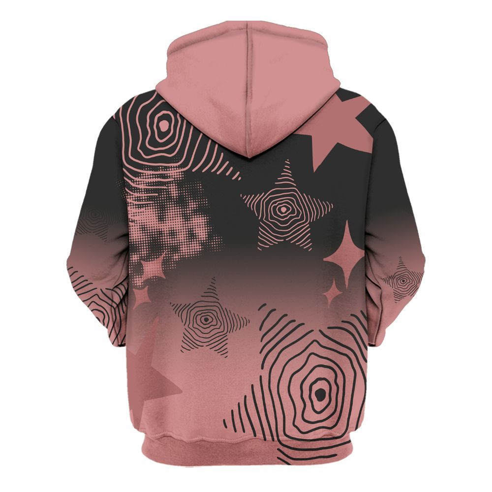 Hoodie To Match Low OG Rust Pink 1s - Sneakerz Girlz Unique Starz All Over Print