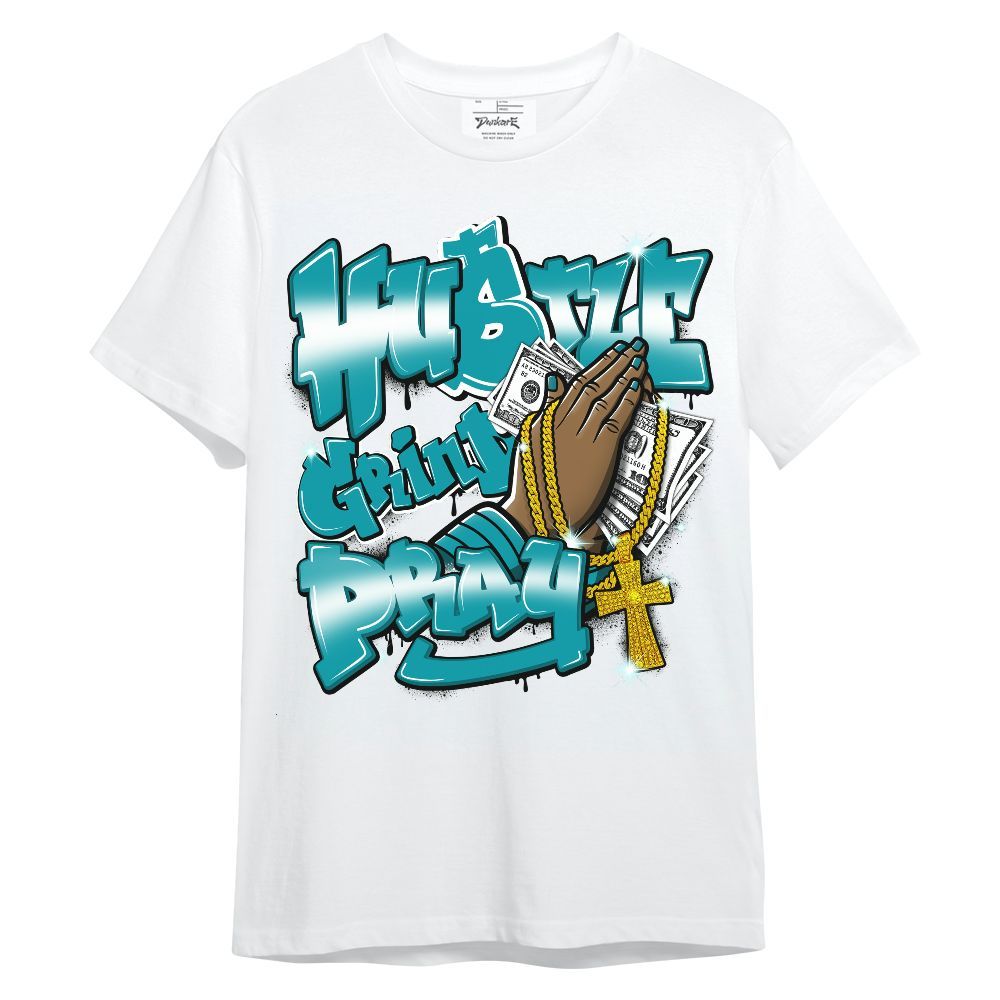 Shirt To Match Air Griffey Max Aquamarine 1s - Hustle, Money Pray Unisex Shirt