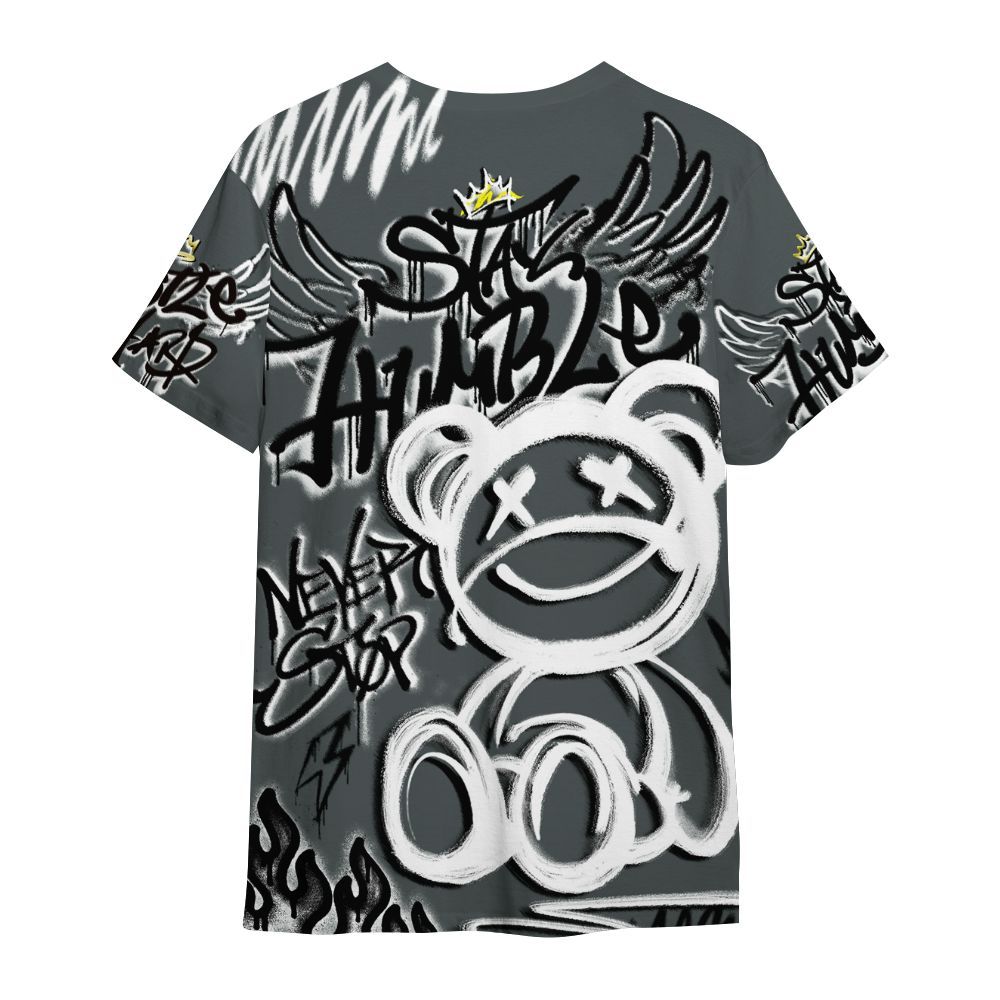 Shirt To Match Black RM Nigel Sylvester 4s - Humble Drip Streetwear Graffity All Over Print