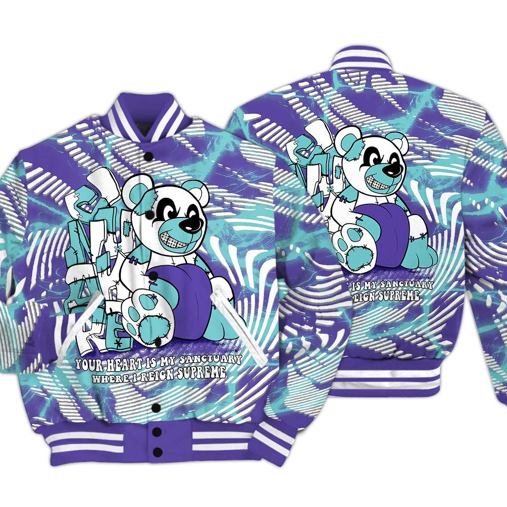 Varsity Jacket To Match Low Hornets 1s - Possession Bear Fume Varsity Jacket Unisex