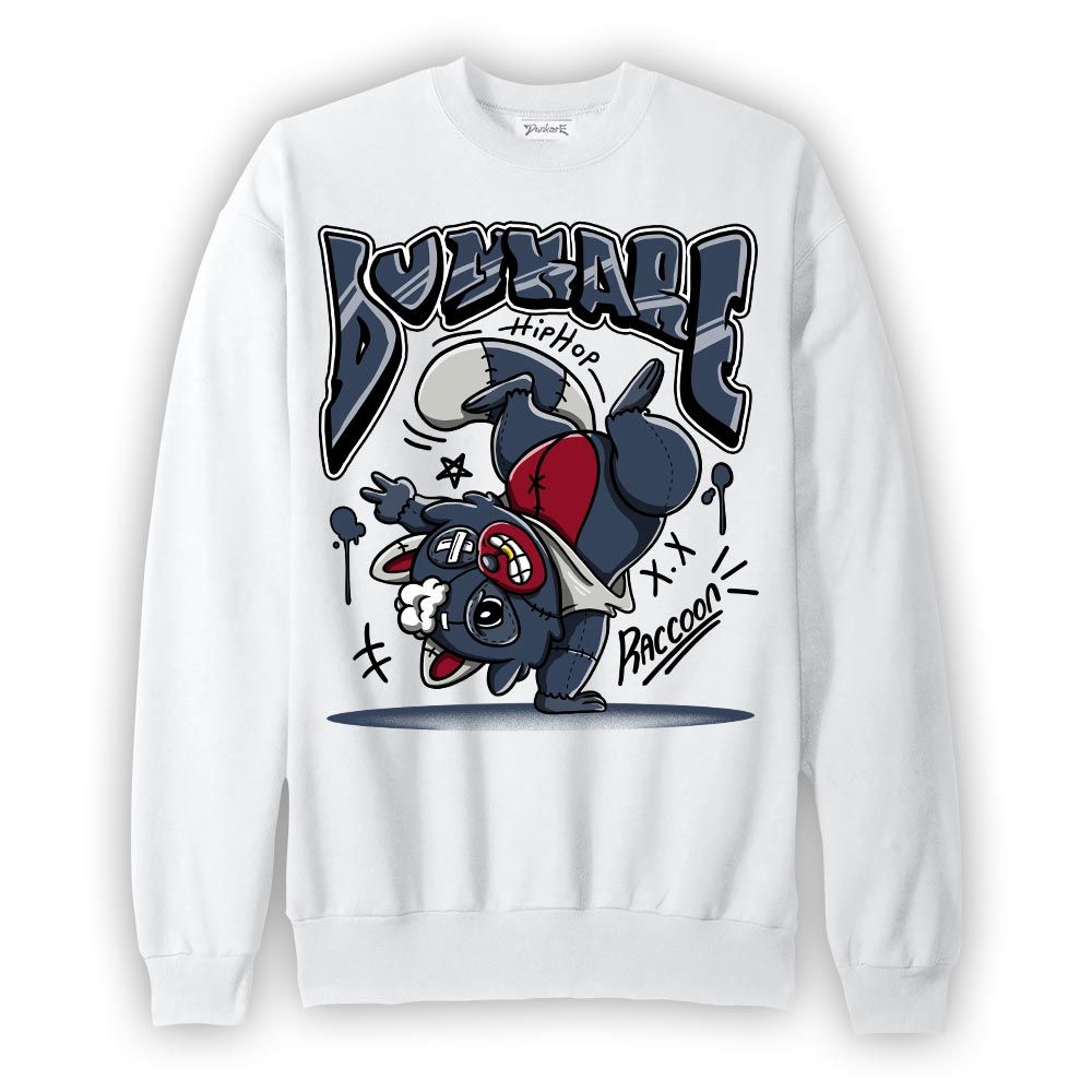 Sweatshirt To match Retro Olympic 6s Sweatshirt - Freestyle Hip Hop Raccoon Graphic 1505 DNY