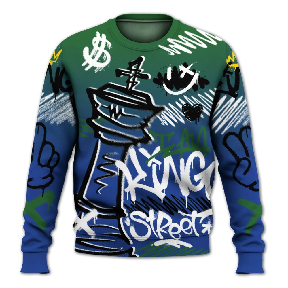 Sweatshirt To Match Dunk Low Tennis Classic - Street King Chess Streetwear All Over Print