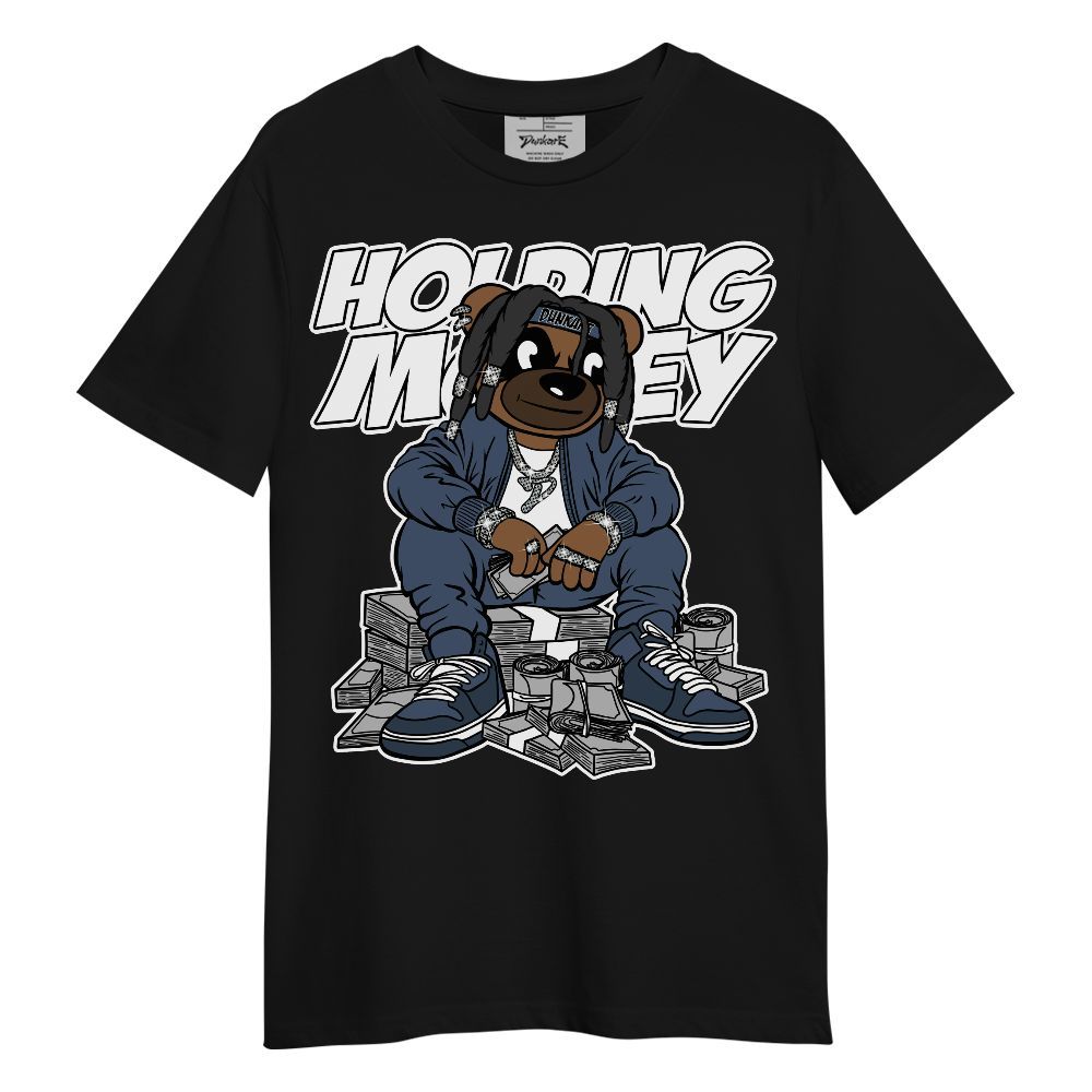 Shirt To Match Low Diffused Blue 11s - Possessing Moneys Bear Unisex Shirt