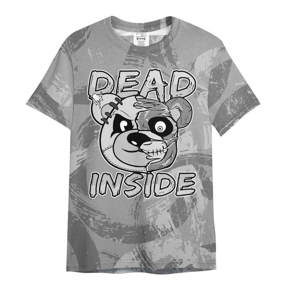Shirt To Match Black Wolf Grey 12s - Lifeless Bear Circle Slpash All Over Print