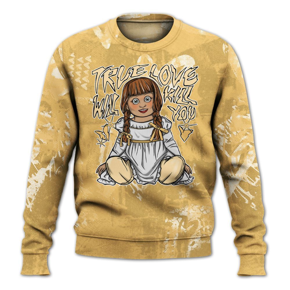 Sweatshirt To Match Craft Paris 6s - Genuine Loves Bear Heart Grunge All Over Print