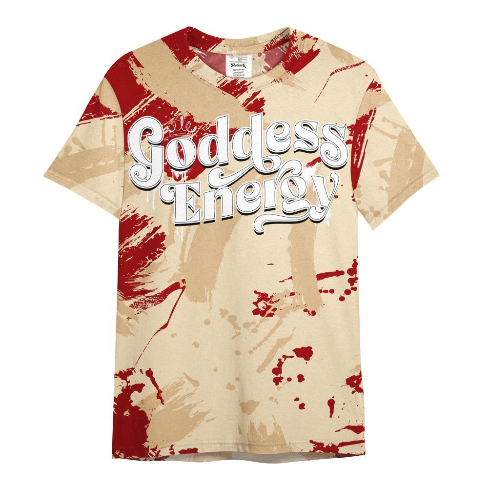 Shirt To Match Dunk Low Strawberry Waffle - Goddess Energy Retro All Over Print