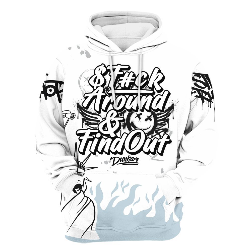 Hoodie To Match Kobe 9 Protro Halo - Graphic Fck Around Find Out All Over Print