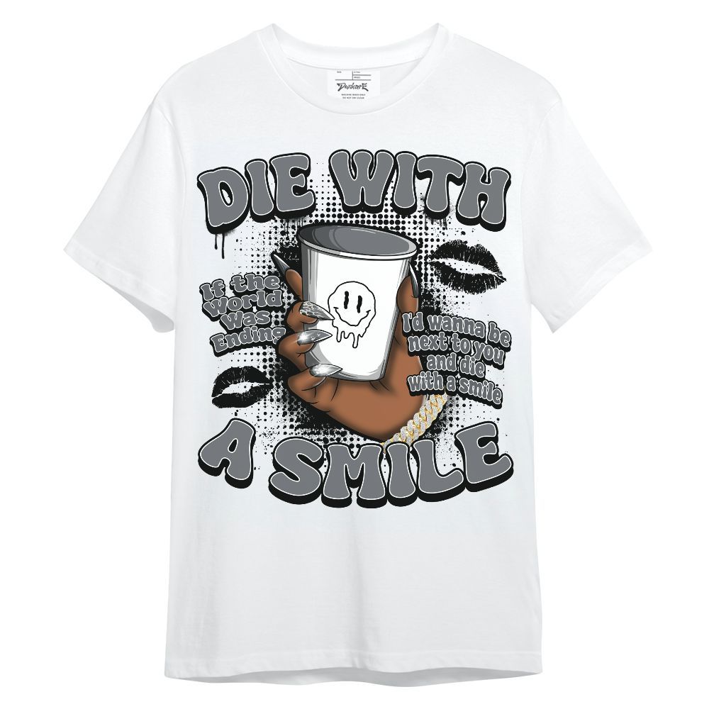 Shirt To Match Retro Fire Red 9s - Die With A Smile Graphic Unisex Shirt