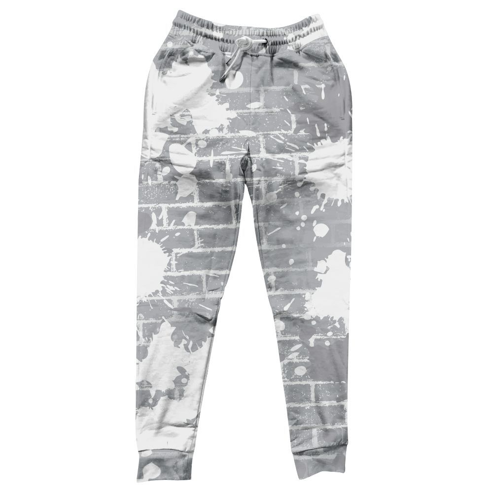 Sweatpant To Match Low OG Wolf Grey 1s - Brick All Over Print